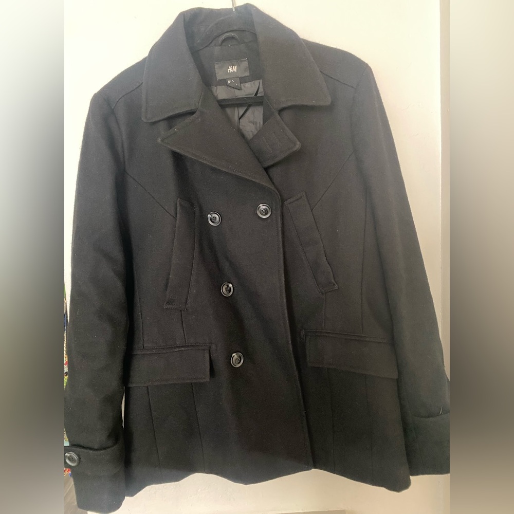 Men’s Double Breasted Wool Peacoat